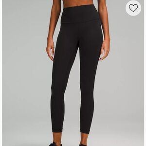 Lululemon Wunder Train Leggings 25 inch black